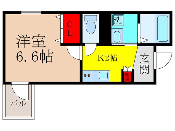 グラシアスコート荒本の物件間取画像